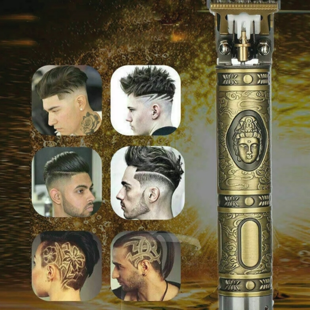 2 Sets of T-Outliner Clipper Portable Electric Hair Trimmer